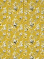 Floral Bliss Double Bedsheet Set – Ceylon Yellow (3 Pcs) - Image 5